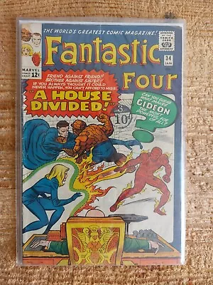 Buy Fantastic Four #34 (1965) 1st Appearance Of Greg Gideon! Silver Age, Marvel VG- • 49.99£