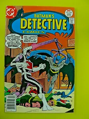 Buy Detective Comics #468 - Versus The Calculator - Jim Aparo Cover - FN - DC Comics • 8.02£