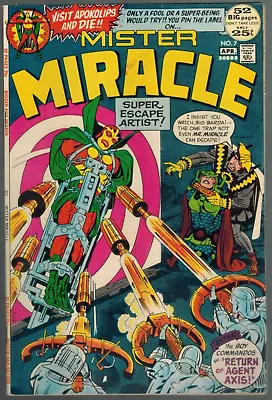 Buy Mister Miracle 7  1st Big Barda Cover!  Giant Jack Kirby  VF-  1972! • 32.13£