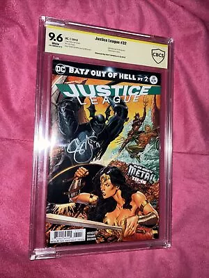 Buy Justice League #32 “Dark Nights Metal” CBCS 9.6 Signed By Scott Snyder • 31.97£