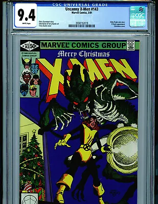 Buy Uncanny X-Men # 143 CGC 9.4 NM Marvel Comics 1981 N'Garai  Amricons K21 • 143.91£