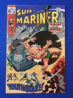 Buy Sub-Mariner #28 VFN- (7.5) MARVEL ( Vol 1 1970) (2) • 24£