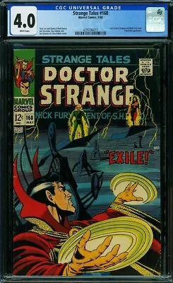 Buy STRANGE TALES  #168  Dr. Strange!!  CGC 4.0  Nice!     4295596010 • 29.95£
