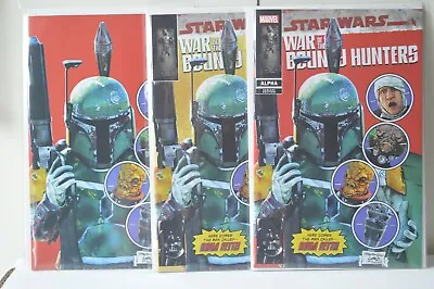 Buy Star Wars: War Of The Bounty Hunters Alpha #1 Mike Mayhew Variant Cover Set Of 3 • 12£