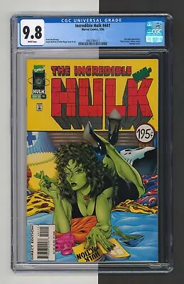 Buy Incredible Hulk #441, CGC 9.8, Homage Of  Pulp Fiction , She-Hulk, Marvel 1996 • 118.40£