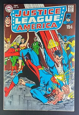 Buy Justice League Of America (1960) #74 FN (6.0) Neal Adams Cover • 39.41£