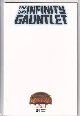 Buy Infinity Gauntlet #1 VF/NM (Marvel Comics MCU 2015) Secret Wars Blank Variant • 12.03£