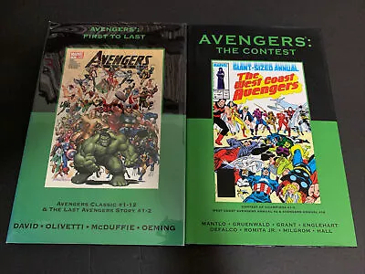 Buy Marvel Premiere Classic Vol. 17 & 45 Avengers/West Coast Hardcovers Lot Set • 79.94£