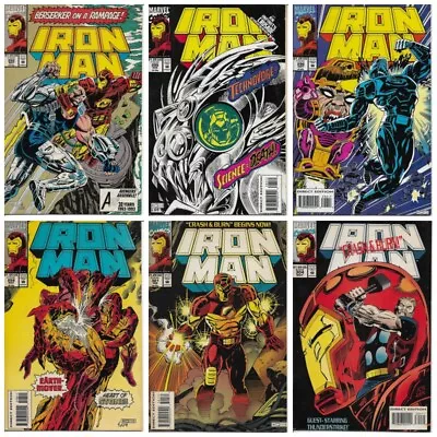Buy °IRON MAN Vol.1 #292-295-296-298-301-304° USA Marvel 1989 Cooper Age Selection • 3.43£