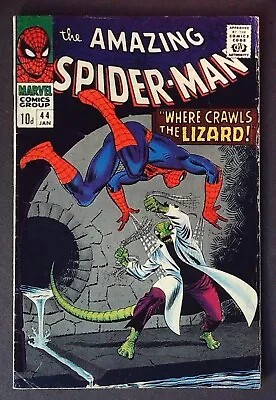 Buy AMAZING SPIDER-MAN (1967) #44 - 2nd Appearance Of Lizard - VG/FN - Back Issue • 99.99£