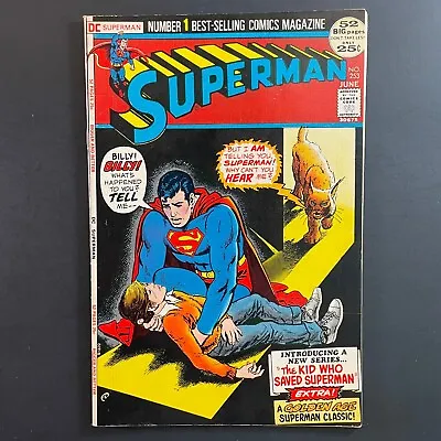 Buy Superman 253 Bronze Age DC 1972 Nick Cardy Cover Curt Swan Jerry Siegel Comic • 11.81£