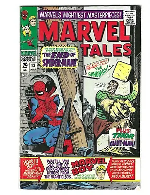Buy Marvel Tales #13 1968 VG+/FN- Origin Of Marvel Boy! ASM #18 Reprint Combine • 8.03£