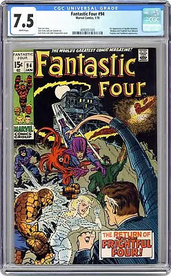 Buy Fantastic Four #94 CGC 7.5 1970 4092051009 • 272.76£
