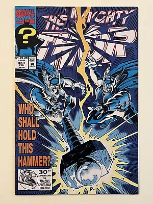 Buy The Mighty Thor #459 (1993) First Appearance Thunderstrike VFN • 9.99£