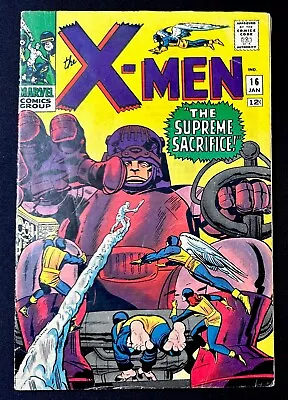 Buy 1966 Marvel Comics Uncanny X-Men #16 Key Appearance Of The Sentinels • 71.95£