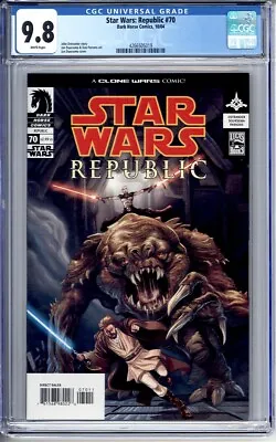Buy Star Wars Republic #70 Cgc 9.8 Clone Wars Comic Dark Horse 2004 • 99.90£