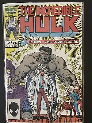 Buy Incredible Hulk #324 (Marvel) Al Milgrom 1st Grey Hulk • 19.78£