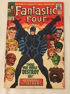 Buy Fantastic Four 46 Key Issue 1st Of Black Bolt Mid-High Grade Very Great Spine • 160.86£