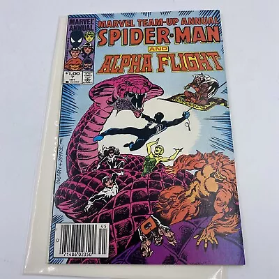 Buy Marvel #spider-man And Alpha Flight Comic #7 (1984) Nm + Never Read! • 17.98£