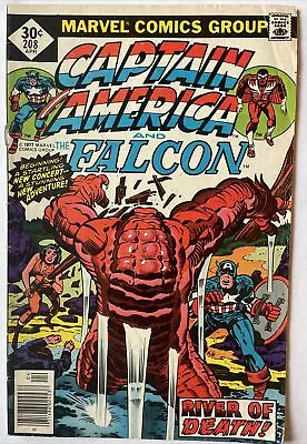 Buy Captain America #208 • KEY 1st Appearance Arnim Zola! Jack Kirby Story / Art! • 3.17£