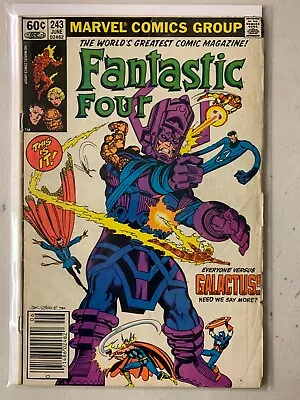 Buy Fantastic Four #243 Newsstand Galactus, World Trade Center 4.0 (1982) • 8£