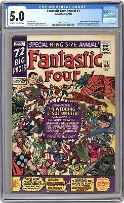 Buy Fantastic Four Annual #3 CGC 5.0 1965 4061128010 • 139.92£