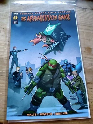 Buy IDW Teenage Mutant Ninja Turtles Armageddon Game 8 Cover RI 1:10 Variant • 9.99£