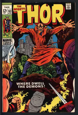 Buy Thor #163 8.5 // 2nd Cameo App Adam Warlock Marvel Comics 1969 • 70.36£