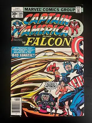 Buy Marvel Comics Group CAPTAIN AMERICA & FALCON Issue No.209 May 1977 Bronze Age • 12.04£