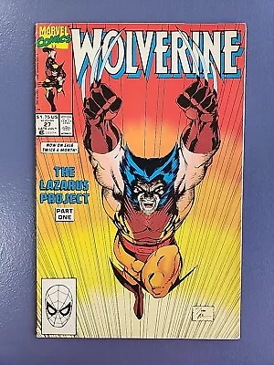 Buy Wolverine #27 (Marvel Comics Late July 1990) Jim Lee Cover  Predators And Prey!  • 11.91£