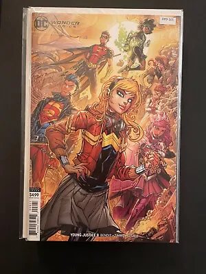 Buy Young Justice 8 Variant Cover B High Grade 9.8 DC Comic Book D89-101 • 9.42£