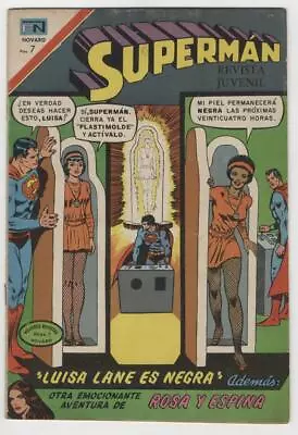 Buy Superman #7 Spanish 6.5 CR/OW 1972 Color Lois Lane 106 Classic Cover Foreign Com • 120.14£