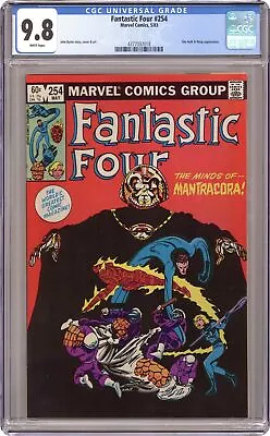 Buy Fantastic Four #254 CGC 9.8 1983 4377037018 • 72.76£
