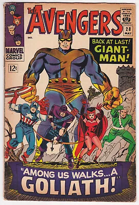 Buy Avengers #28 Very Good 4.0 Giant-Man First Appearance Of The Collector 1966 • 44.97£