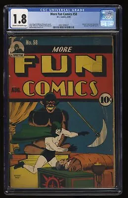 Buy More Fun Comics #58 CGC GD- 1.8 Ad For Batman #1! Early Spectre Appearance! • 1,975.73£