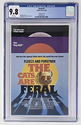 Buy Feral #1 Variant Cover F CGC 9.8 NM/M (2024) Image 1:50  Dawn Of The Dead  Cover • 71.15£