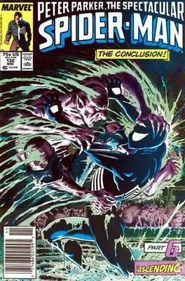Buy Spectacular Spider-Man Peter Parker #132 FN 1987 Stock Image • 7.41£