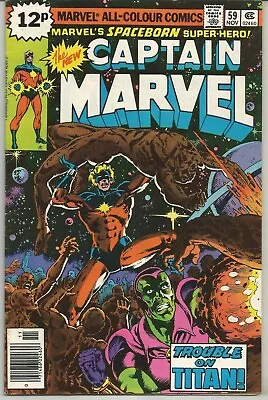 Buy Captain Marvel #59 : 1st App Elysius : November 1978 : Marvel Comics. • 14.95£
