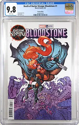 Buy Death Of Doctor Strange: Bloodstone #1 (maria Wolf Variant) ~ Cgc 9.8 Nm/m • 66.48£