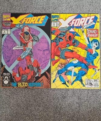 Buy X-Force #2 & 11 - Deadpool - Marvel Comics September 1991 June  Nos 44 • 12.99£