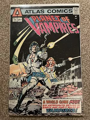Buy Planet Of Vampires # 1 Adams Broderick Sci-fi Horror Atlas Seaboard Comic Book • 3£