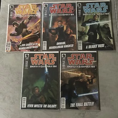 Buy Dark Horse Comics Star Wars Knights Of The Old Republic War #1-5 1,2,3,4,5 Set • 70£