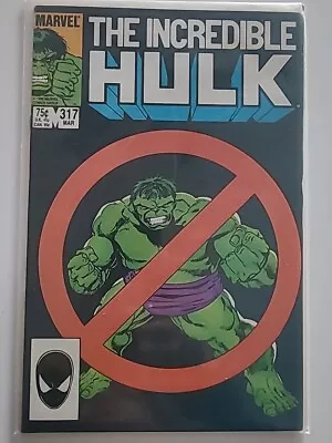 Buy Incredible Hulk #317 Marvel Comics 1986 • 8£