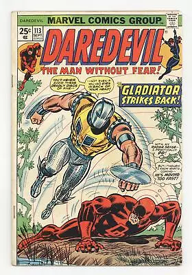 Buy Daredevil #113 VG 4.0 1974 • 18.21£