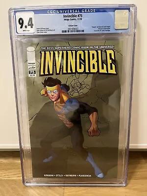 Buy Invincible 75 Variant Cover 1:50 - CGC 9.4 WP, Image Key Cover, Extremely Rare • 179.90£