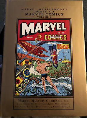 Buy Marvel Masterworks Golden Age Vol 6 Mystery Comics #21-24 H/C Still Sealed • 15.77£
