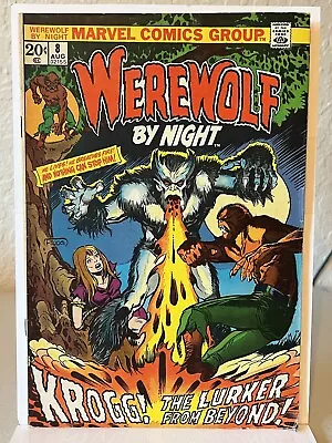 Buy Werewolf By Night #8 * 1st App Grogg * Marvel 1973 Bronze Age Horror! • 11.85£