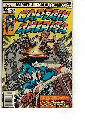 Buy CAPTAIN AMERICA #223 Marvel Comics 1978 UK Price VF 8.0 • 3£