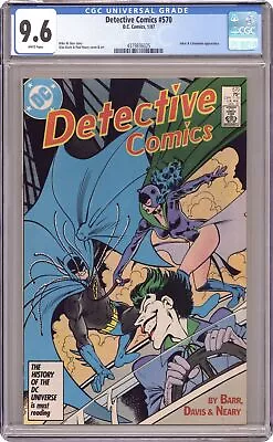 Buy Detective Comics #570 CGC 9.6 1987 4379836025 • 84.06£