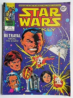 Buy Star Wars Weekly No.44 Vintage Marvel Comics UK. • 2.45£